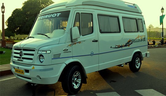 Get Rent Tempo Traveller